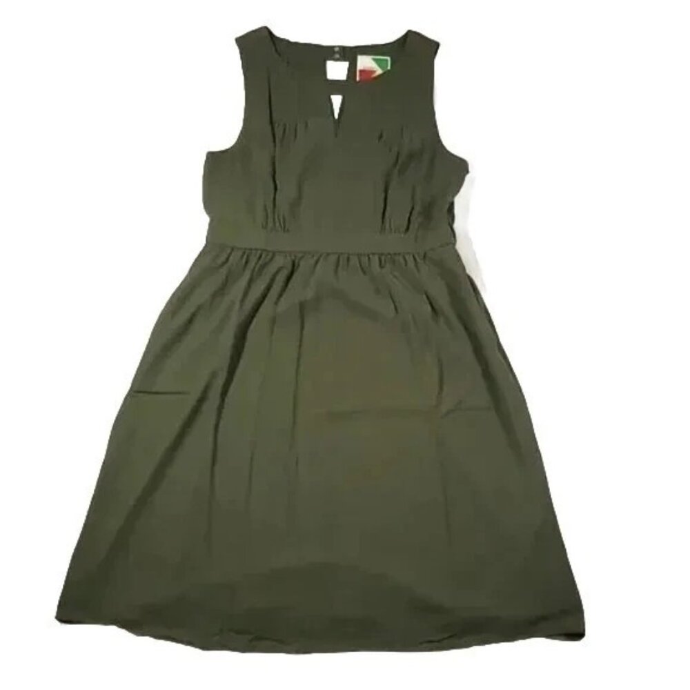 Modcloth Fervour Maxi Green Sleeveless Dress Small NWT